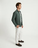 OLIVINE LINEN WORKER JACKET