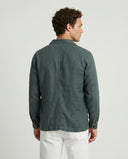OLIVINE LINEN WORKER JACKET
