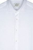 WHITE SPORT LINEN SNC SHIRT