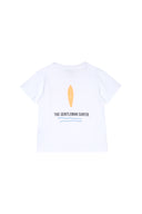 WHITE THE GENT KIDS T-SHIRT