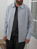 BLUE STRIPES WORKER JACKET