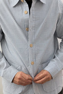 BLUE STRIPES WORKER JACKET