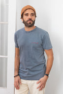 WASHED NAVY LA VIE EN MER T-SHIRT