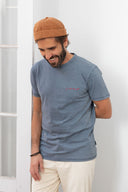 WASHED NAVY LA VIE EN MER T-SHIRT