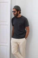 ASPHALT/BLACK MONSIEUR T-SHIRT