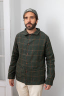 GREEN LAMBSWOOL JACKET