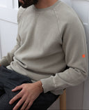 KAKI WAFFLE SWEATSHIRT