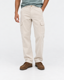 OFFWHITE CORDUROY CARGO TROUSERS
