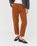 TOFFEE CORDUROY FEM JOGGER LONG