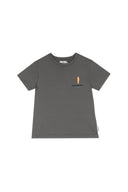 MIDDLE GREY THE GENT KIDS T-SHIRT