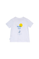WHITE PLAYA CHICA T-SHIRT
