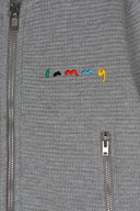 GREY KIDS BOMBER