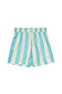 OFFWHITE/AQUA STRIPES SNC SAM BEACH