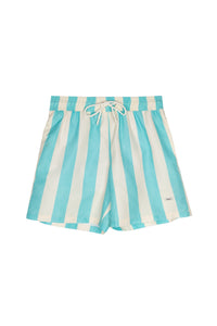 OFFWHITE/AQUA STRIPES SNC SAM BEACH