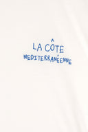 OFFWHITE/ROYAL BLUE LA CÔTE T-SHIRT