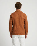 RUST LINEN WORKER JACKET