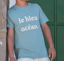 AQUA/OFFWHITE PLAIN LBO T-SHIRT