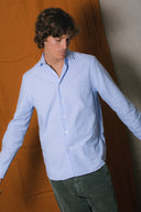 SAM SPORT OXFORD LIGHT BLUE 24