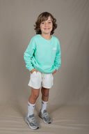 MINT GREEN BORN IN THE SOUTH KIDS SWEATSHIRT