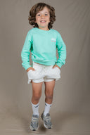 MINT GREEN BORN IN THE SOUTH KIDS SWEATSHIRT