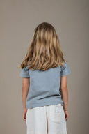 LIGHT GREY YELLOW SEA KIDS T-SHIRT