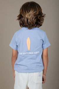 LIGHT BLUE THE GENT KIDS T-SHIRT