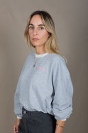 LIGHT GREY MADEMOISELLE FEM SWEATSHIRT