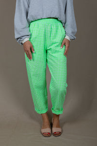 NEON GREEN FLUOR FEM JOGGER LONG