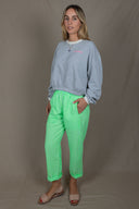 NEON GREEN FLUOR FEM JOGGER LONG