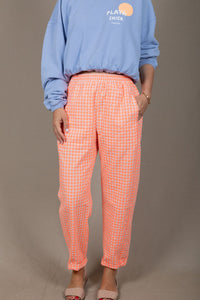ORANGE FLUOR FEM JOGGER LONG