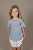 LIGHT GREY SEA KIDS T-SHIRT