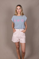 LIGHT GREY SEA SOLEIL T-SHIRT