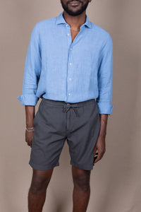 ASPHALT JOGGER LINEN SHORT