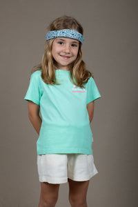 MINT GREEN BORN IN THE SOUTH KIDS T-SHIRT