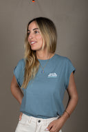 DEEP BLUE BORN IN THE SOUTH SOLEIL T-SHIRT