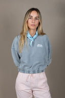 LIGHT GREY BORN IN THE SOUTH FEM SWEATSHIRT