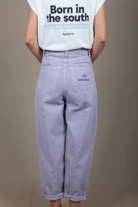 LILAC CROPPED FEM TROUSERS