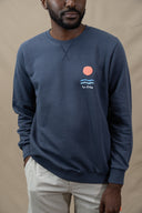 WASHED NAVY LA COTE SWEATSHIRT