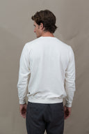 OFFWHITE/ROYAL BLUE LA CÔTE SWEATSHIRT