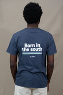 NAVY BORN IN THE SOUTH T-SHIRT