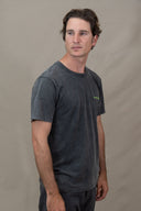 ASPHALT/GREEN MONSIEUR T-SHIRT