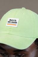 GREEN BORN IN THE SOUTH PATCH CAP