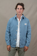 DEEP BLUE PATCH WORKER JACKET
