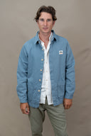 DEEP BLUE PATCH WORKER JACKET