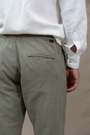 TAN GREEN JOGGER LINEN LONG