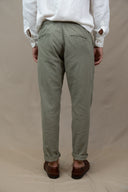 TAN GREEN JOGGER LINEN LONG