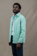 MINT GREEN PATCH WORKER JACKET