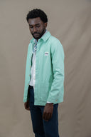 MINT GREEN PATCH WORKER JACKET