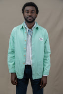 MINT GREEN PATCH WORKER JACKET