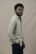 KAKI SPORT LINEN SHIRT